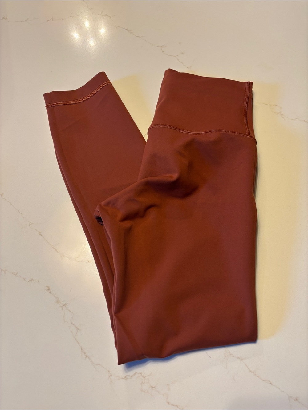 NWOT Lululemon High-Rise Align Leggings in Brick Red